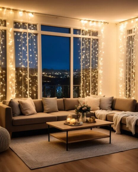 Lighted Curtain Backdrop