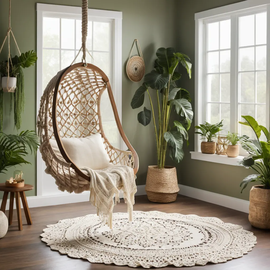 Macramé Swing Chair