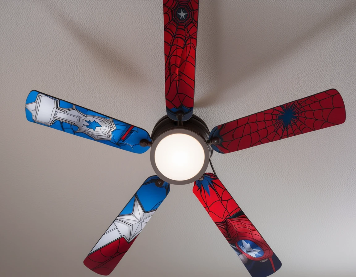 Marvel-Themed Ceiling Fan