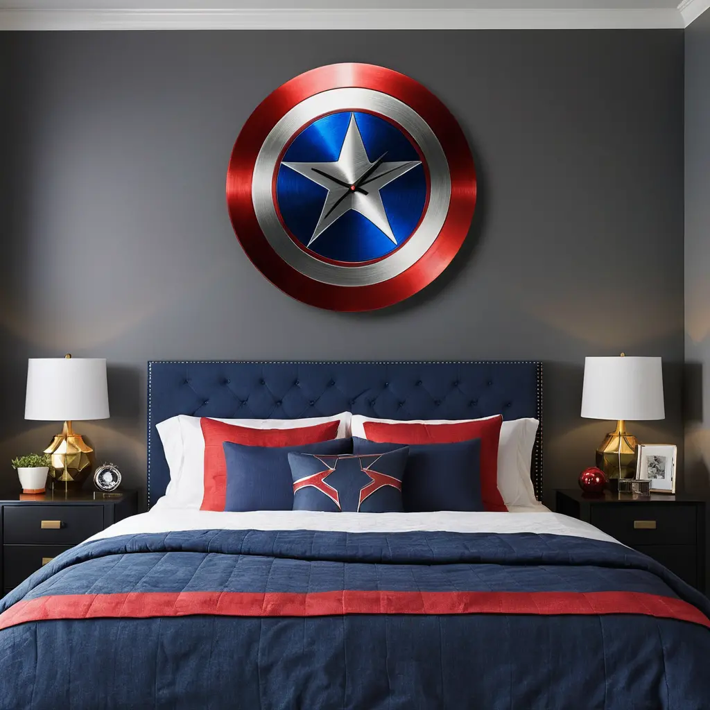 Marvel-Themed Clock