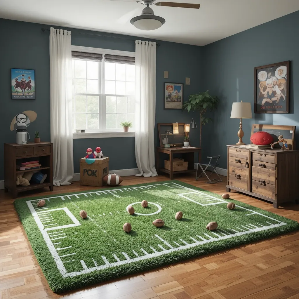 Mini Football Field Play Area