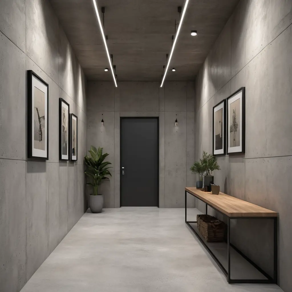 Minimalist Concrete Panels