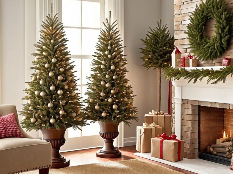 Natural Pine and Cedar Pencil Tree