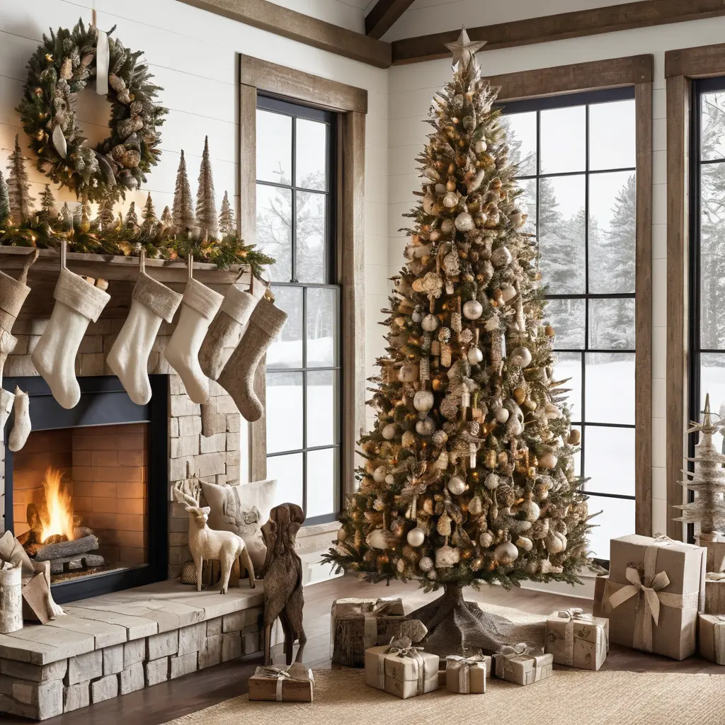 Neutral Woodland Farmhouse Tree