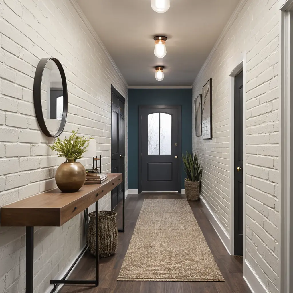 Painted Brick Panels