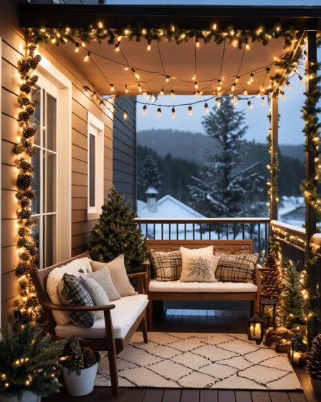 Pinecone String Lights