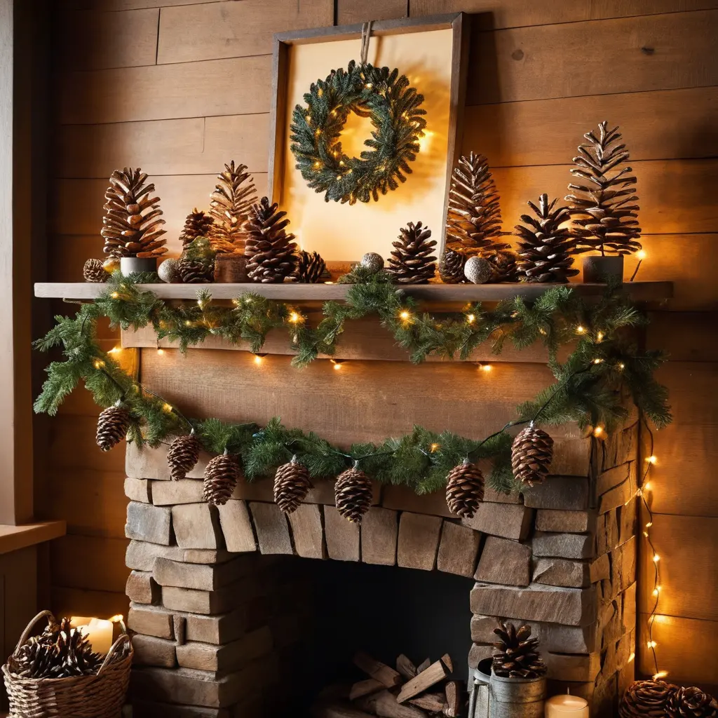 Pinecone String Lights