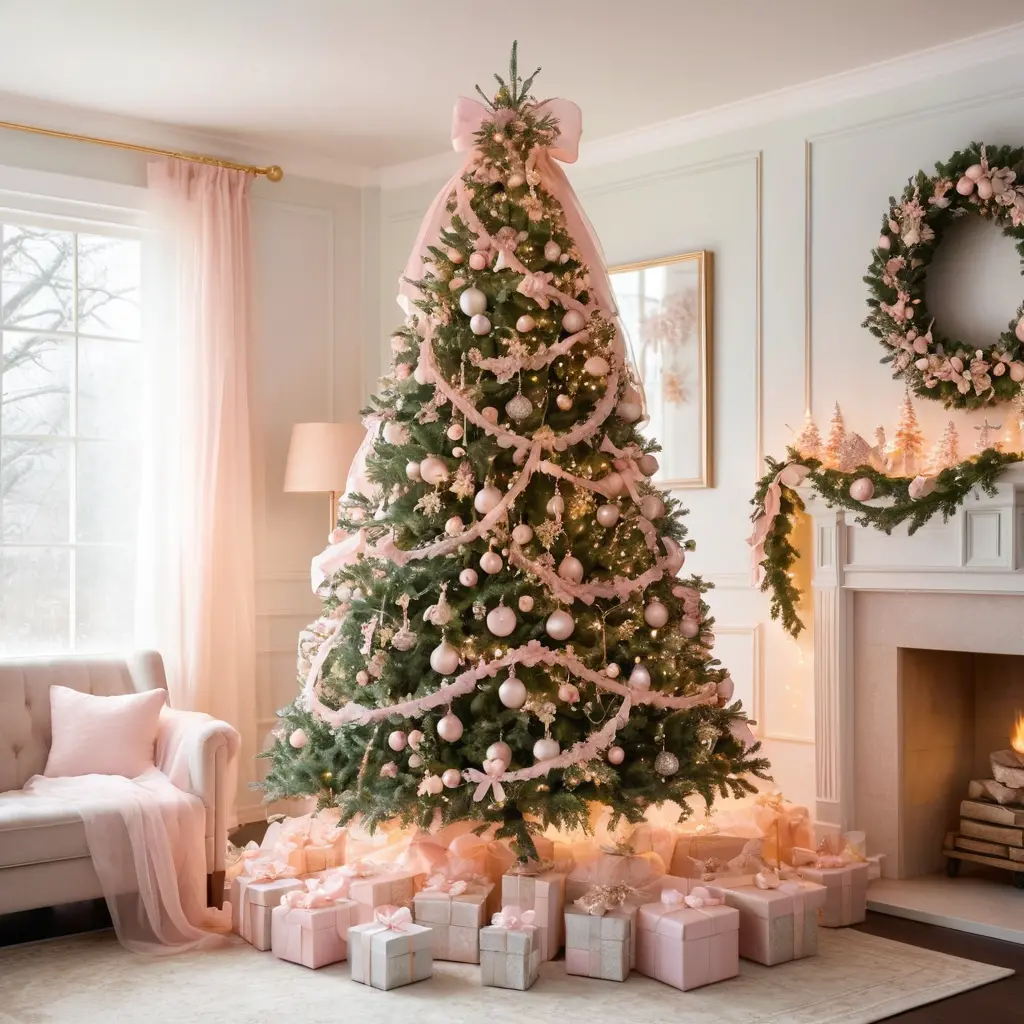 Pink Organza Bows for a Romantic Feel