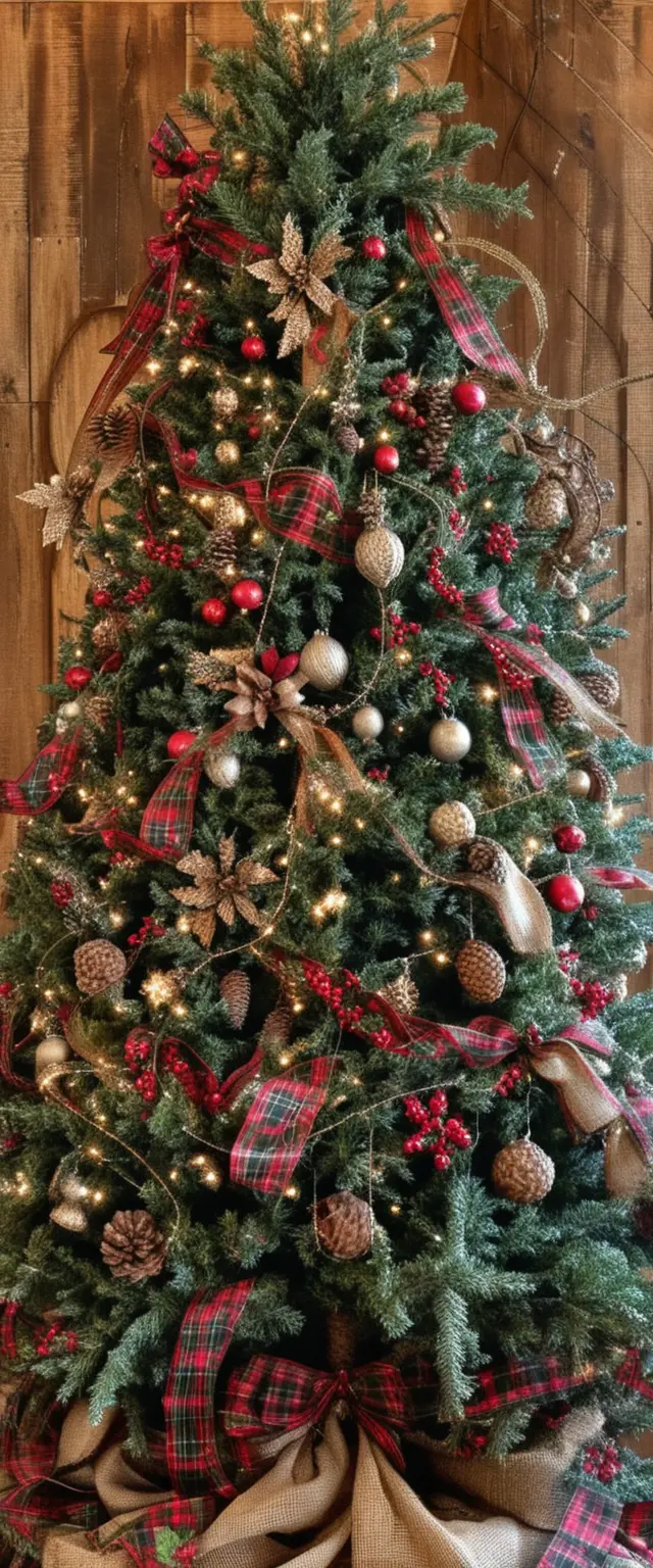 Plaid Ribbons for a Cozy Feel