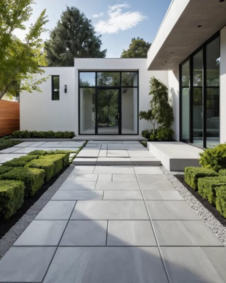 Polished Cement Pavers