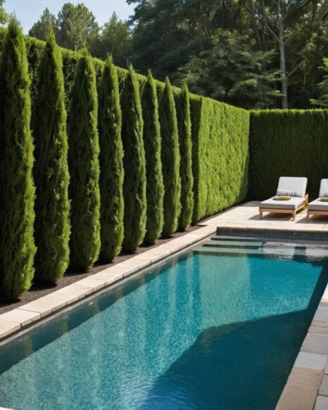 Privacy Hedges and Trees