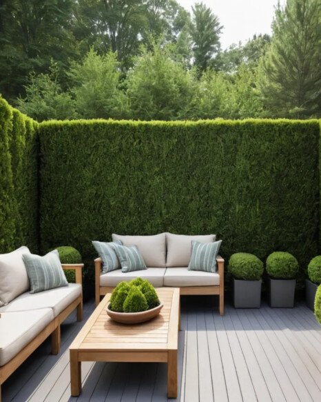 Privacy with Green Hedges