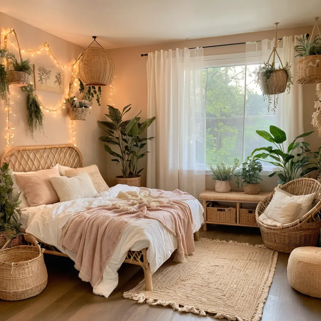 Rattan or Wicker Accents