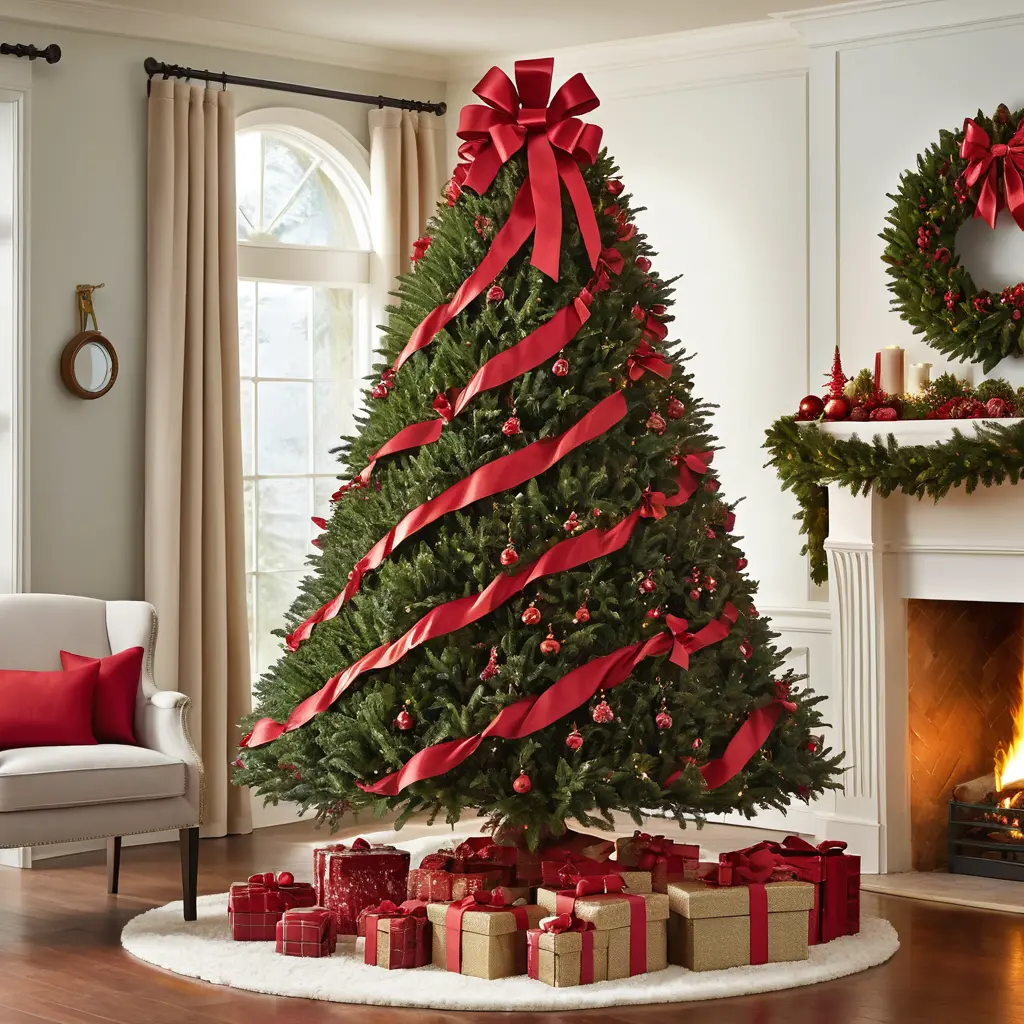 Red Satin Ribbon Bows