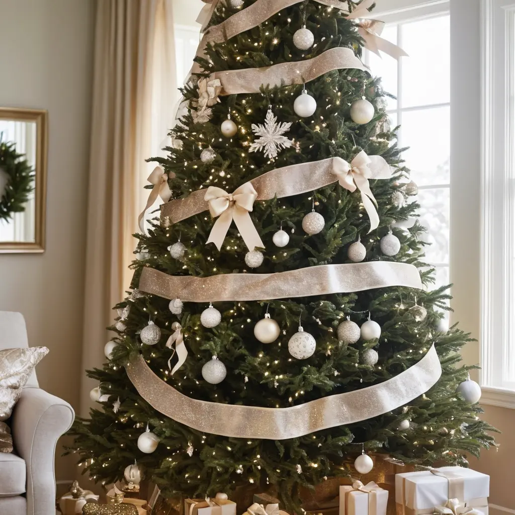 Ribbons with Glitter Accents