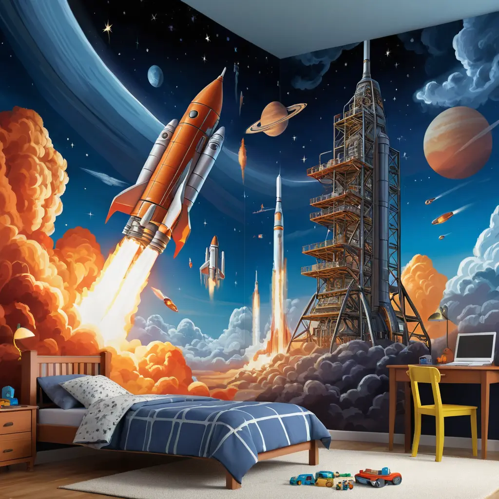 Rocket Ship Launch Pad