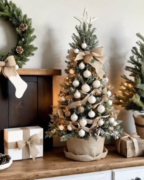 Rustic Burlap Accents