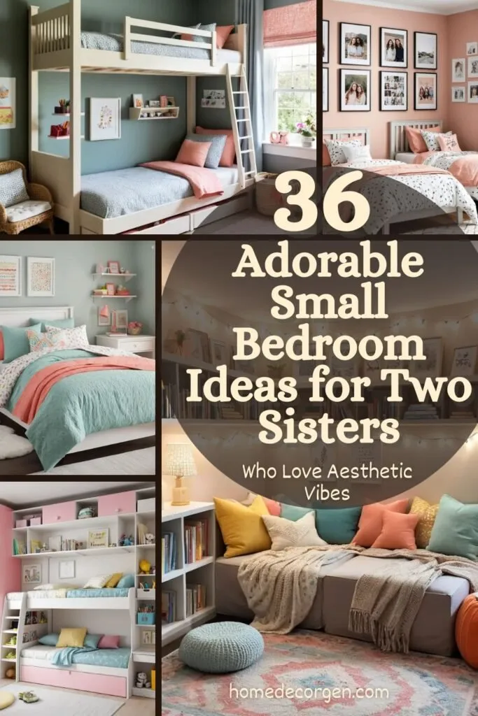 SMALL BEDROOM Ideas sisters