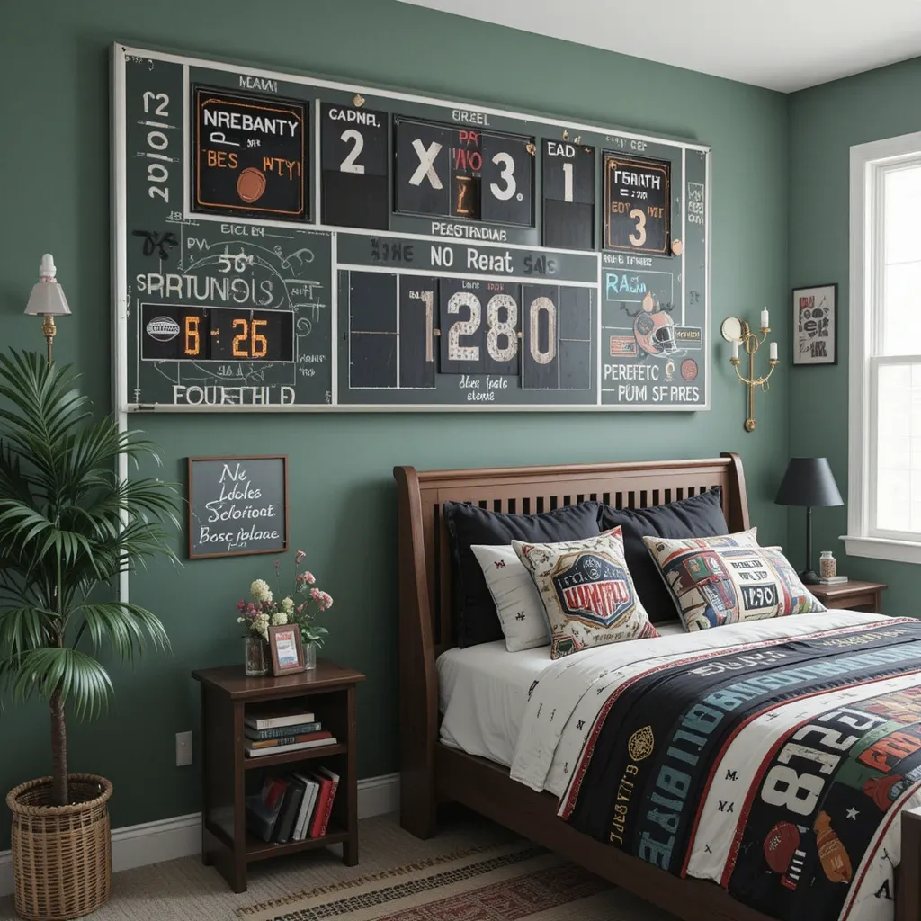 Scoreboard Accent Wall