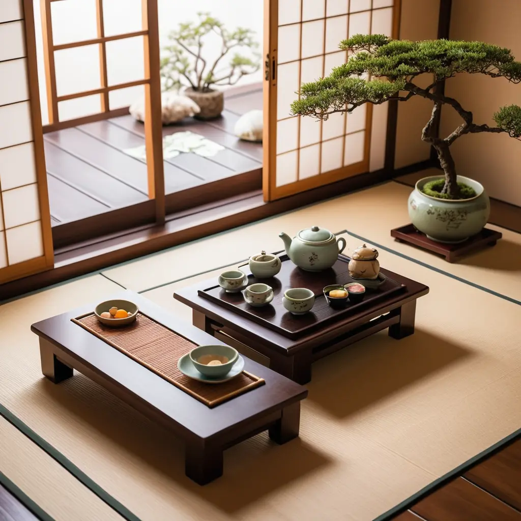 Small Japanese Tea Table