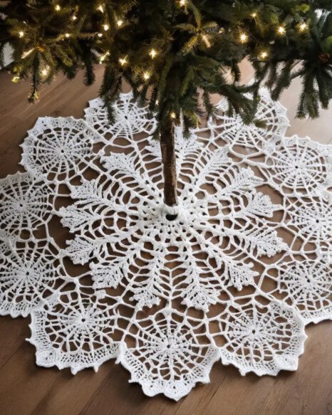 Snowflake Crochet Skirt