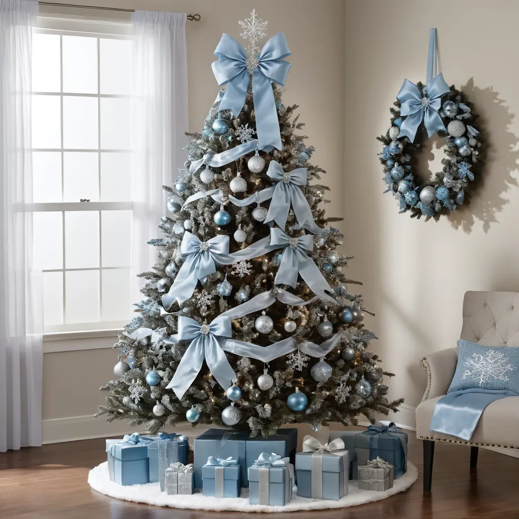 Snowflake-Themed Bows