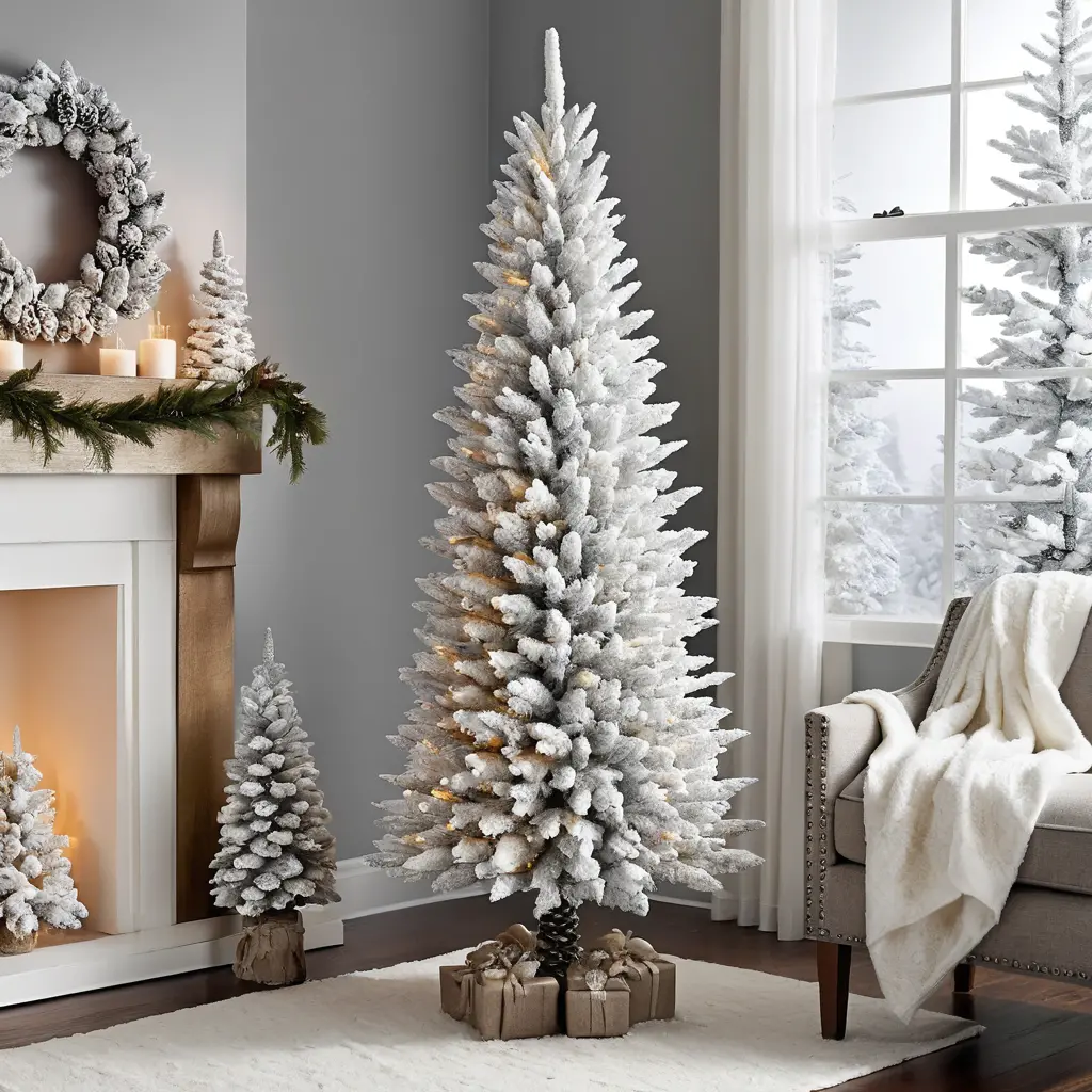 Snowy White Pencil Tree