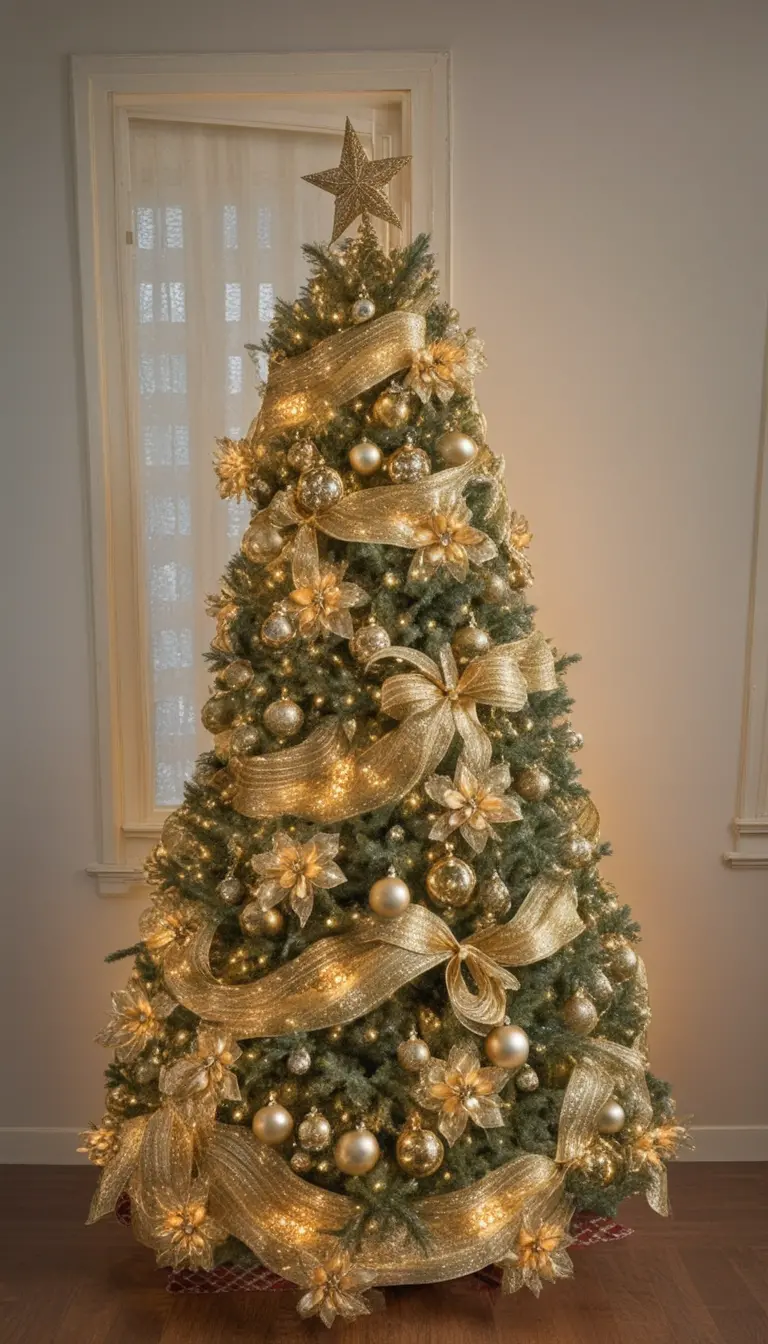 Sparkling Gold Ribbon