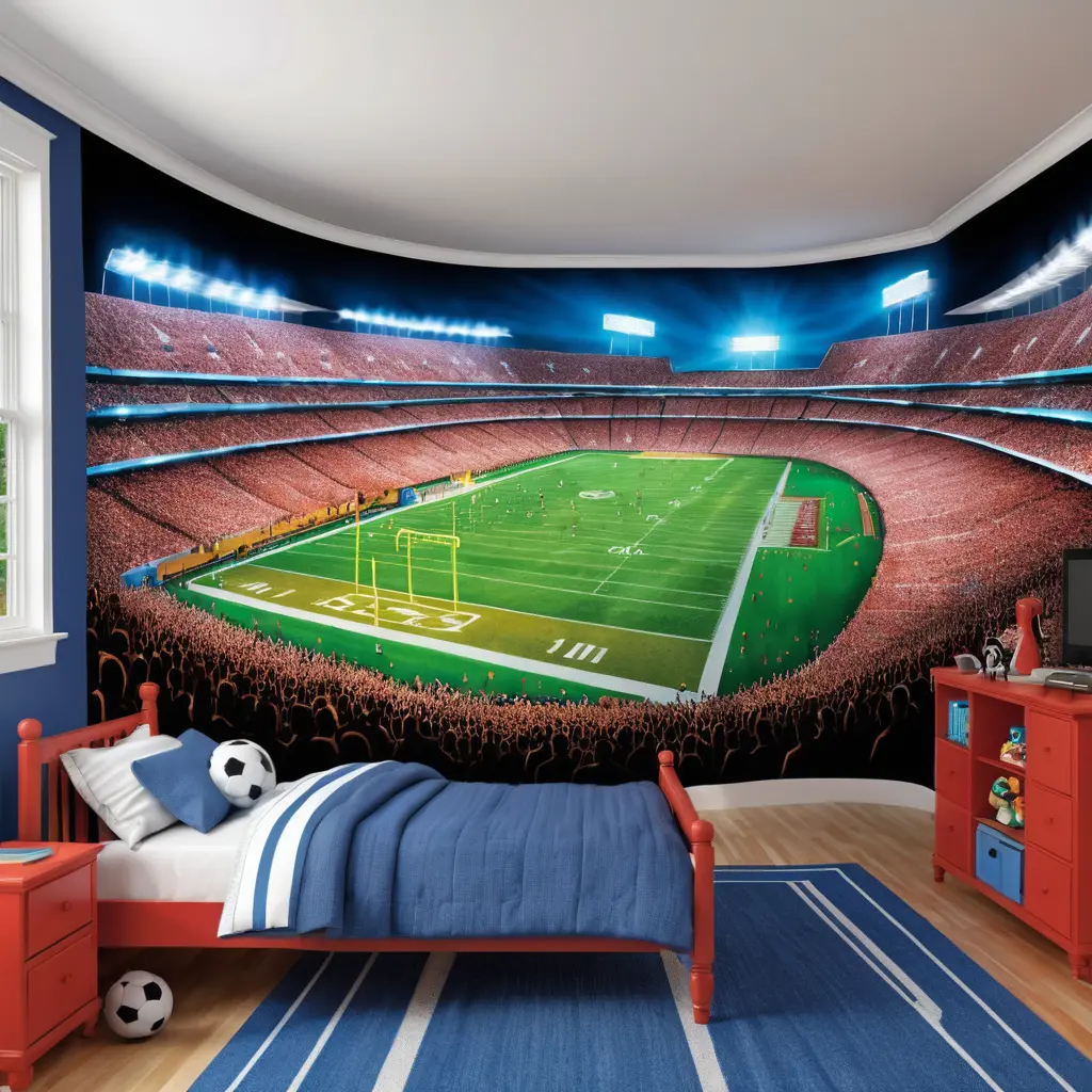 Stadium Wall Murals