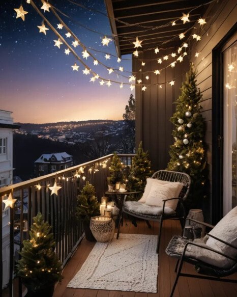 Star-Shaped Hanging Lights