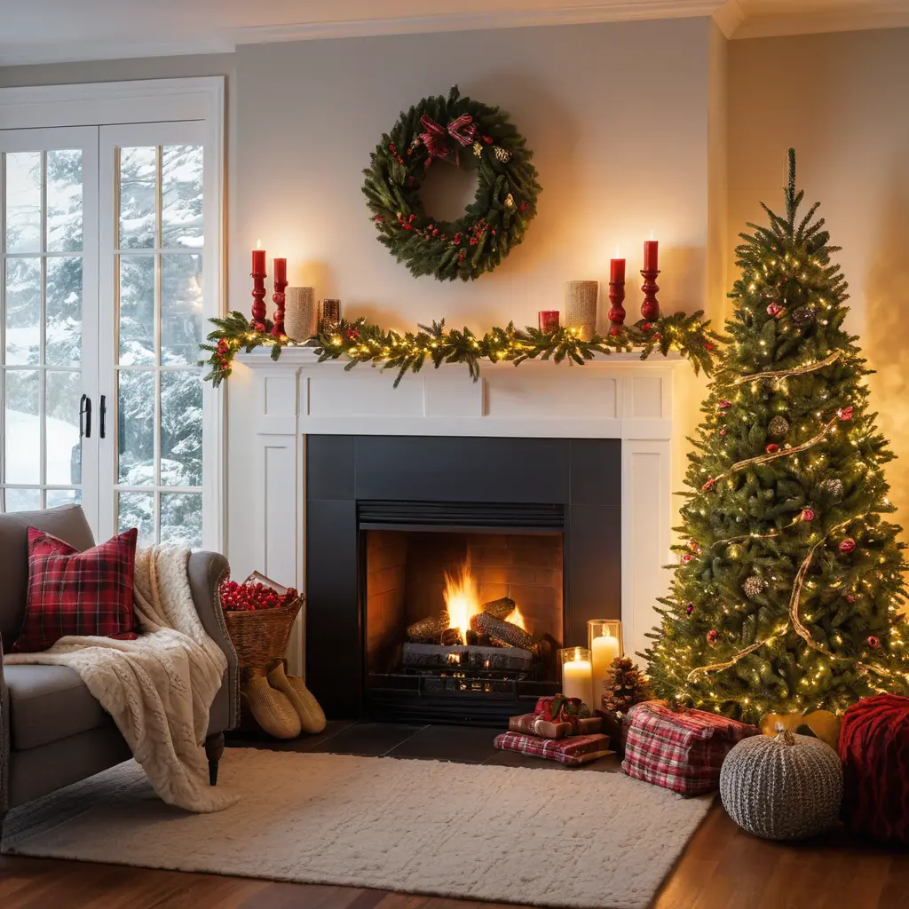 String Lights for Fireplaces