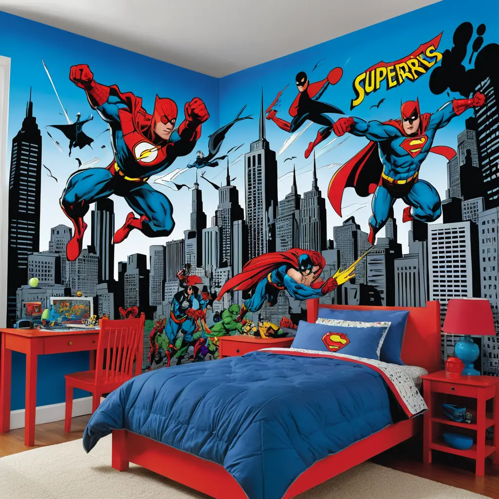 Superhero Action Scenes