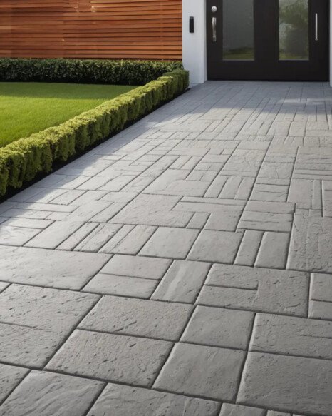 Textured Cement Pavers