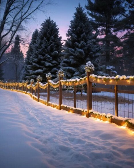 Twinkling Fence Line