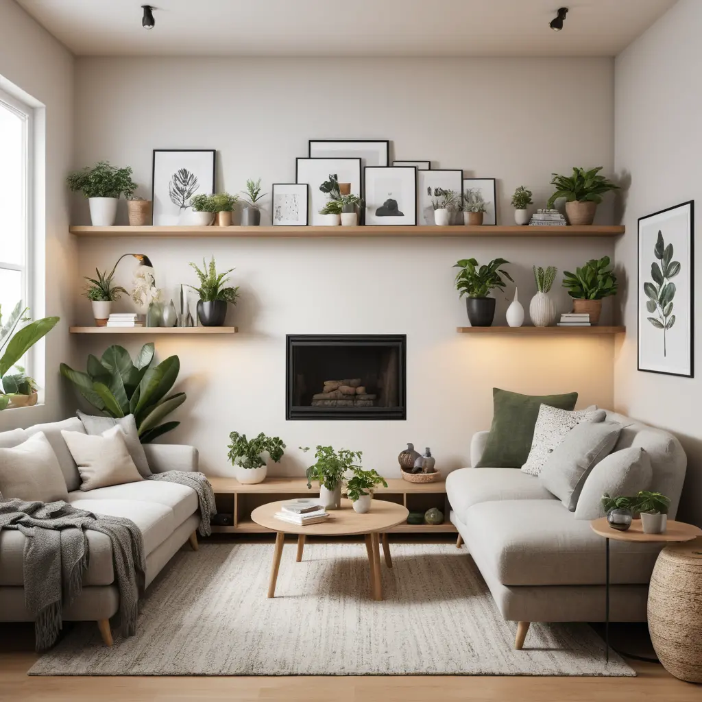 Use Floating Shelves