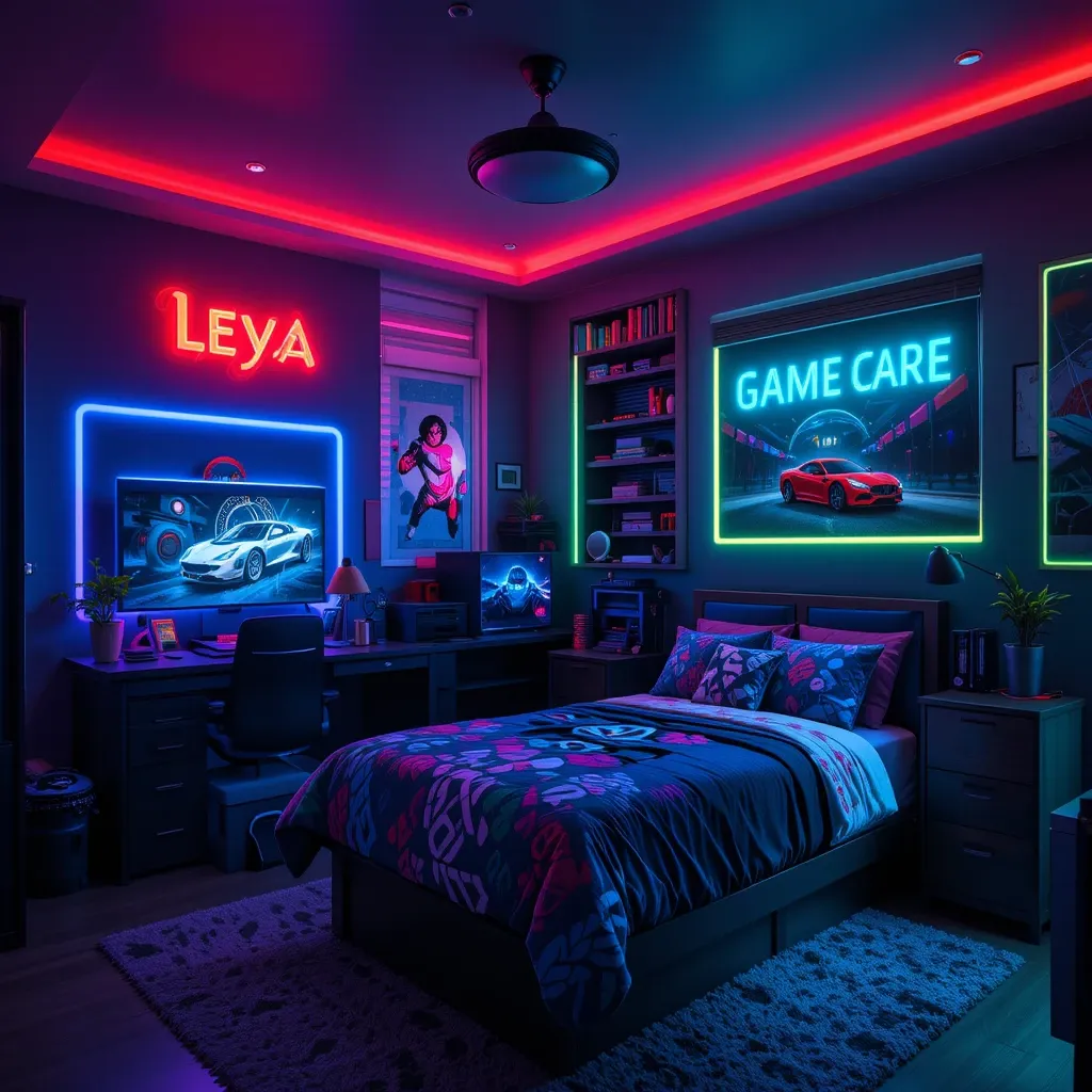 Use Multi-Color Neon Lights