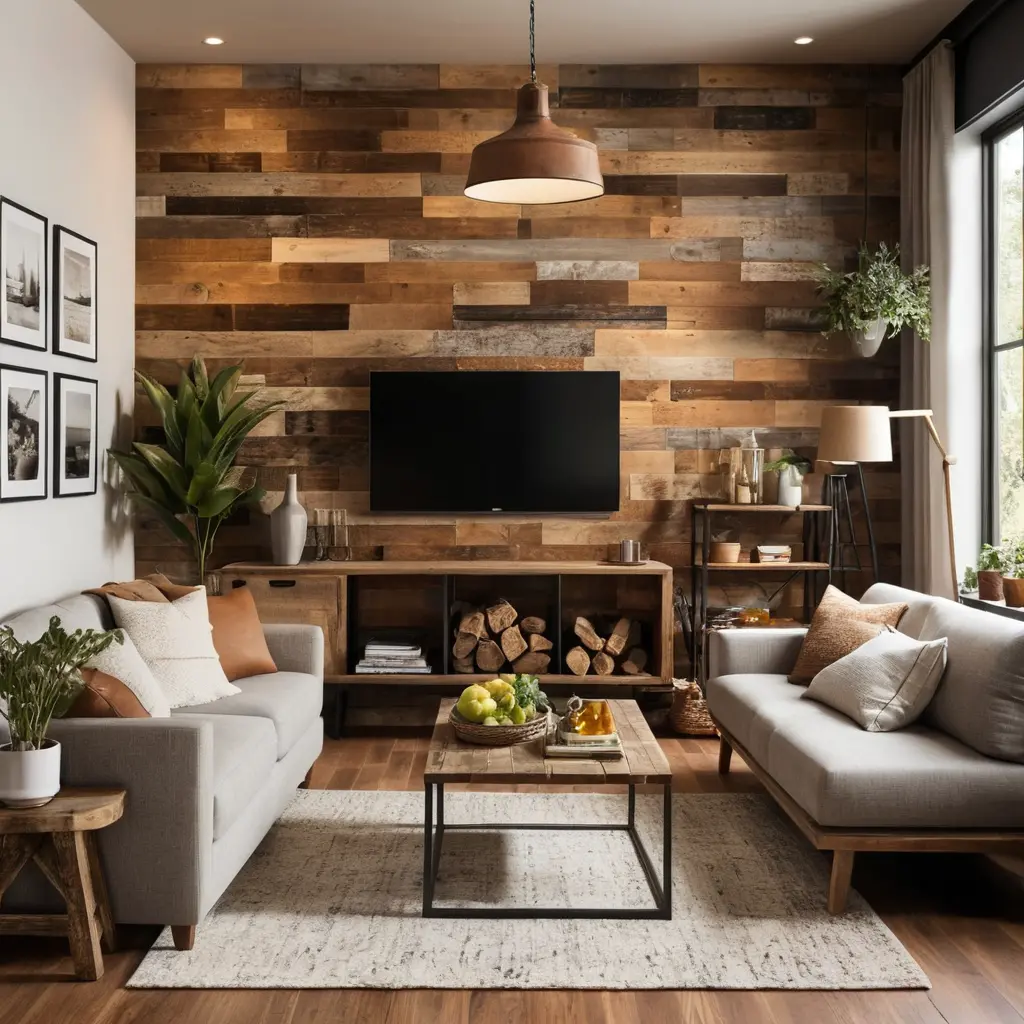 Use Reclaimed Wood Panels