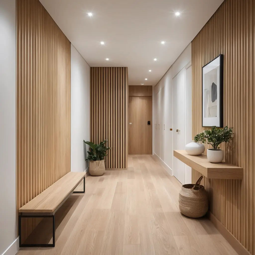 Vertical Wooden Slats