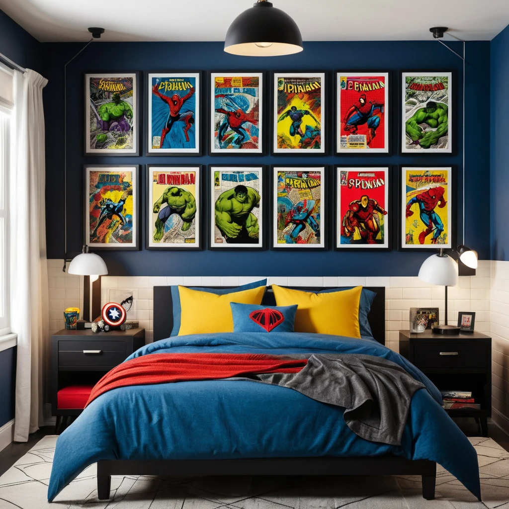 Vintage Comic Book Covers as Art