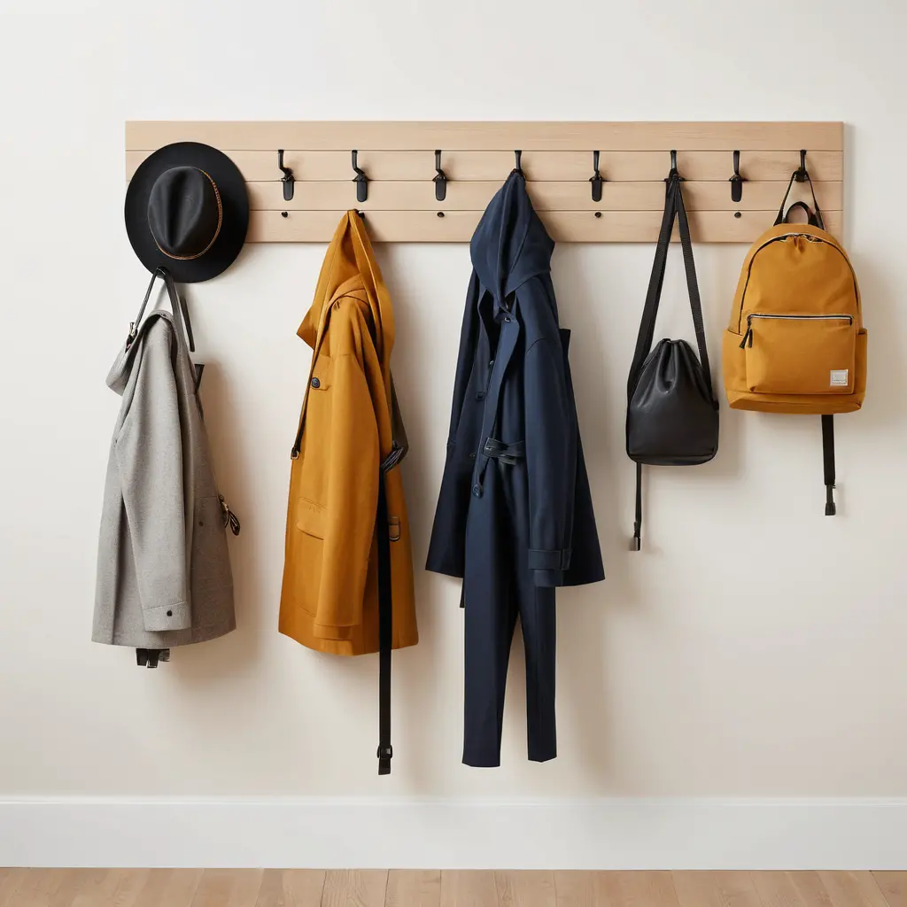 Wall Hooks for Bags and Coats
