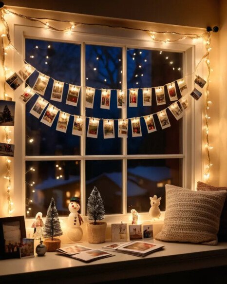 Window Curtain Lights with Clips
