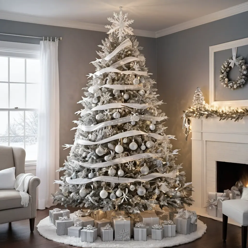 Winter Wonderland White Ribbons