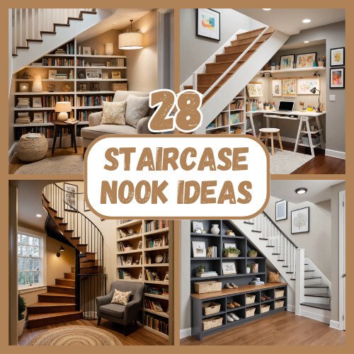 28 Staircase Nook Ideas