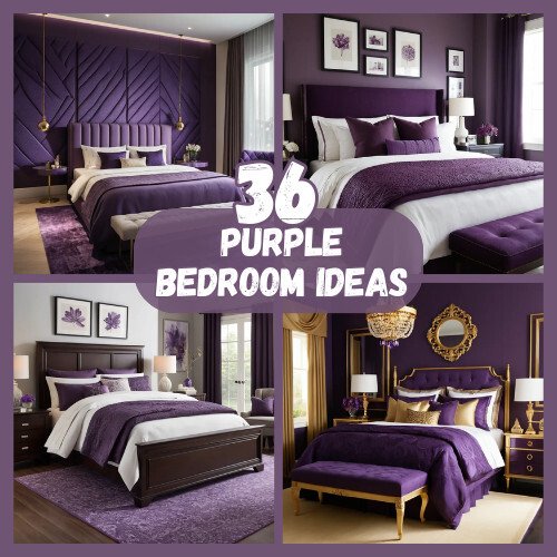 36 Purple Bedroom Ideas