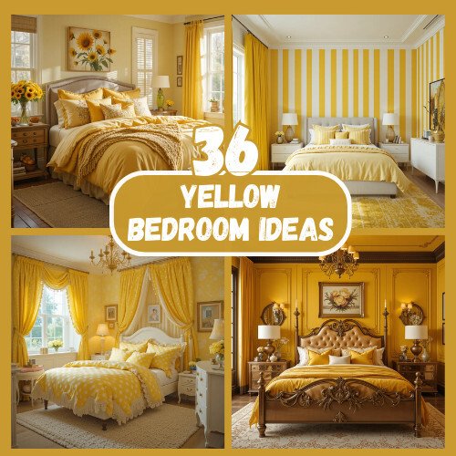 36 Yellow Bedroom Ideas