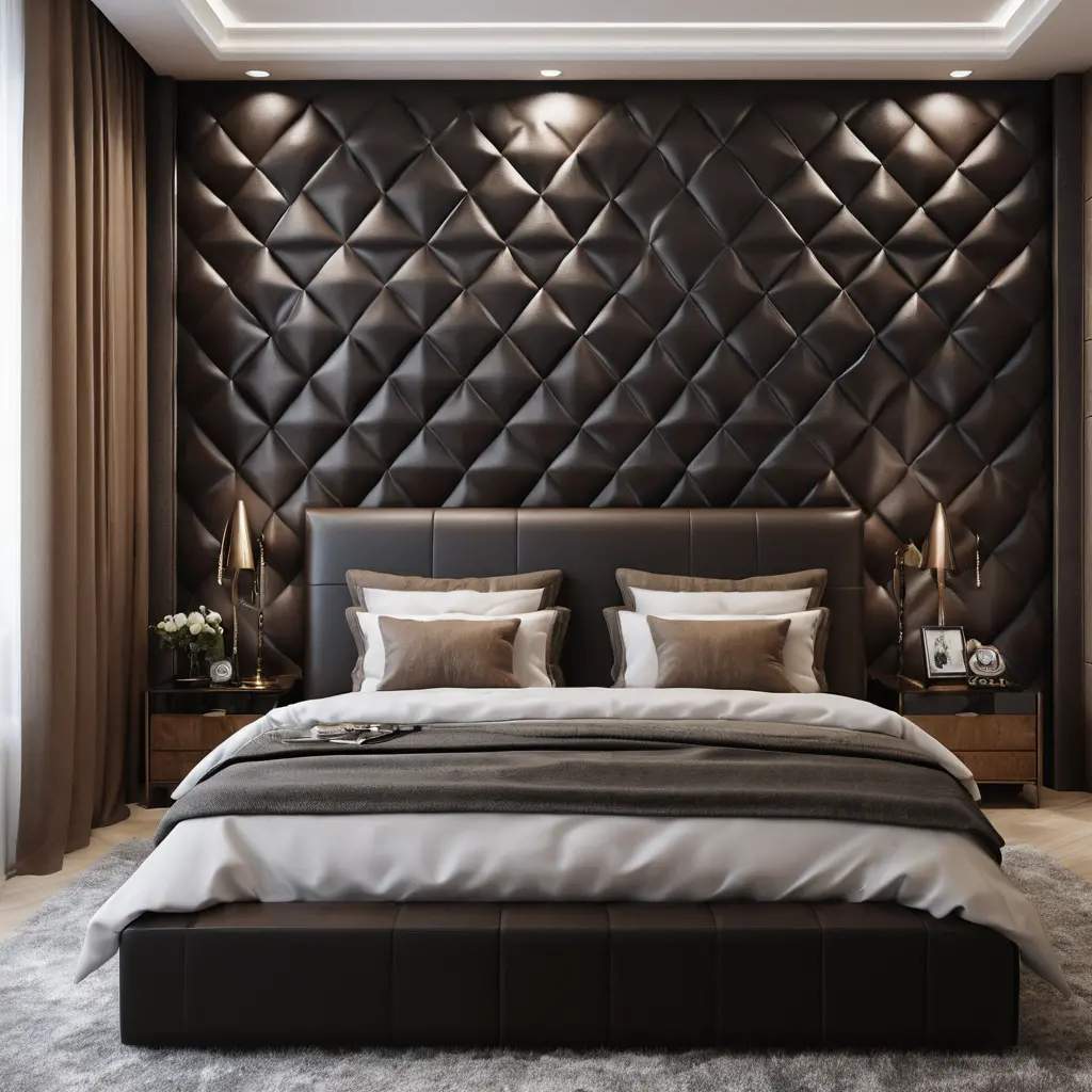 3D Panels with a Leather-Like Texture