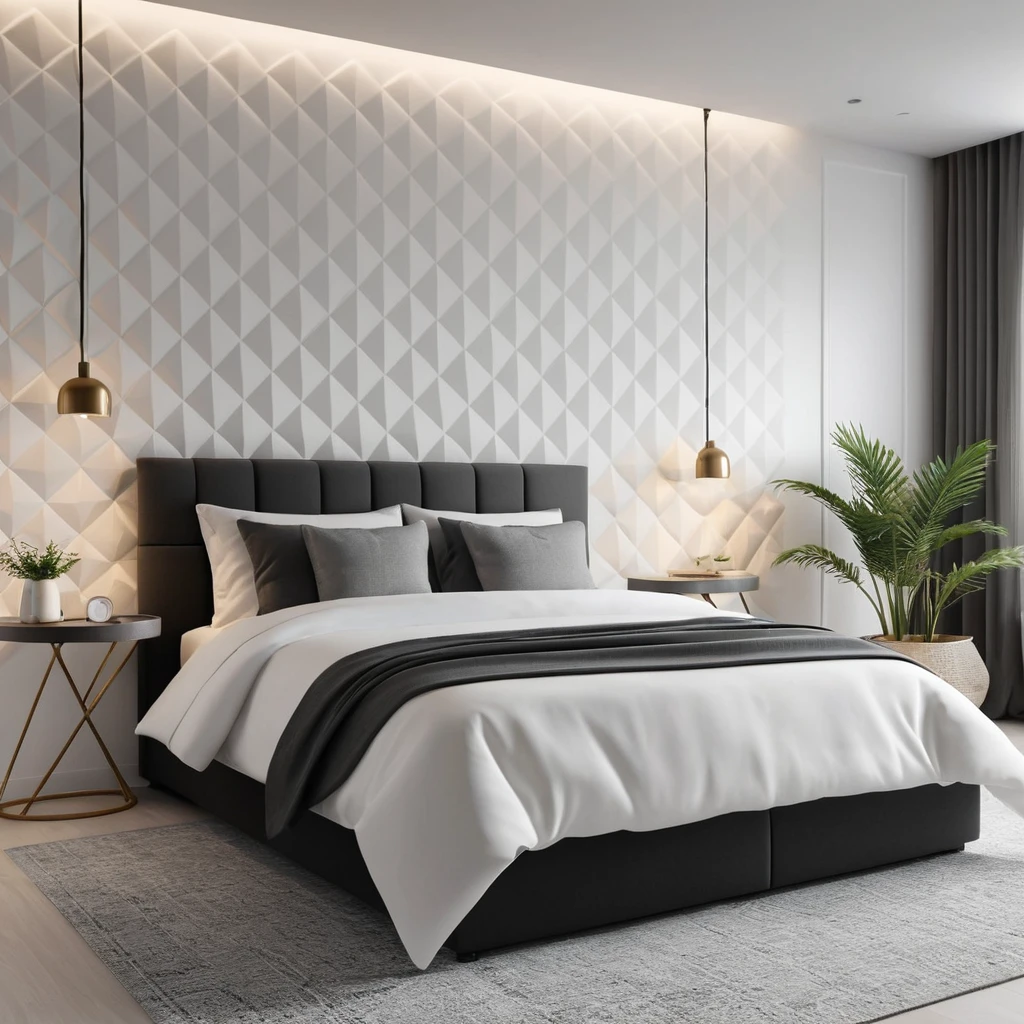 3D Wall Panels with a Soft Foam Finish