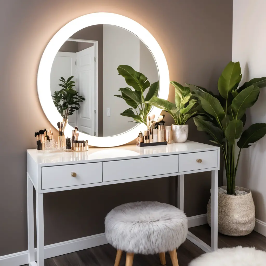 Accent Lighting Around Mirrors
