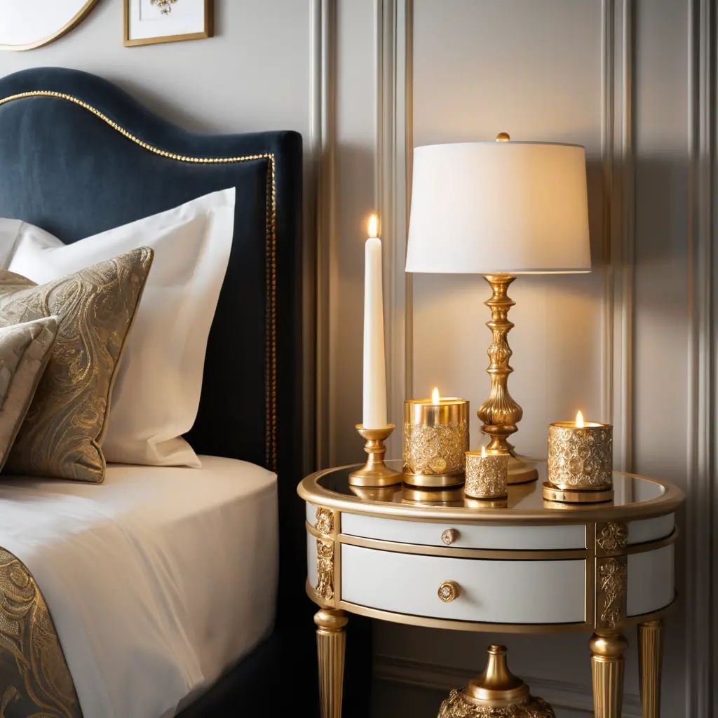 Add Gold Touches with Candles