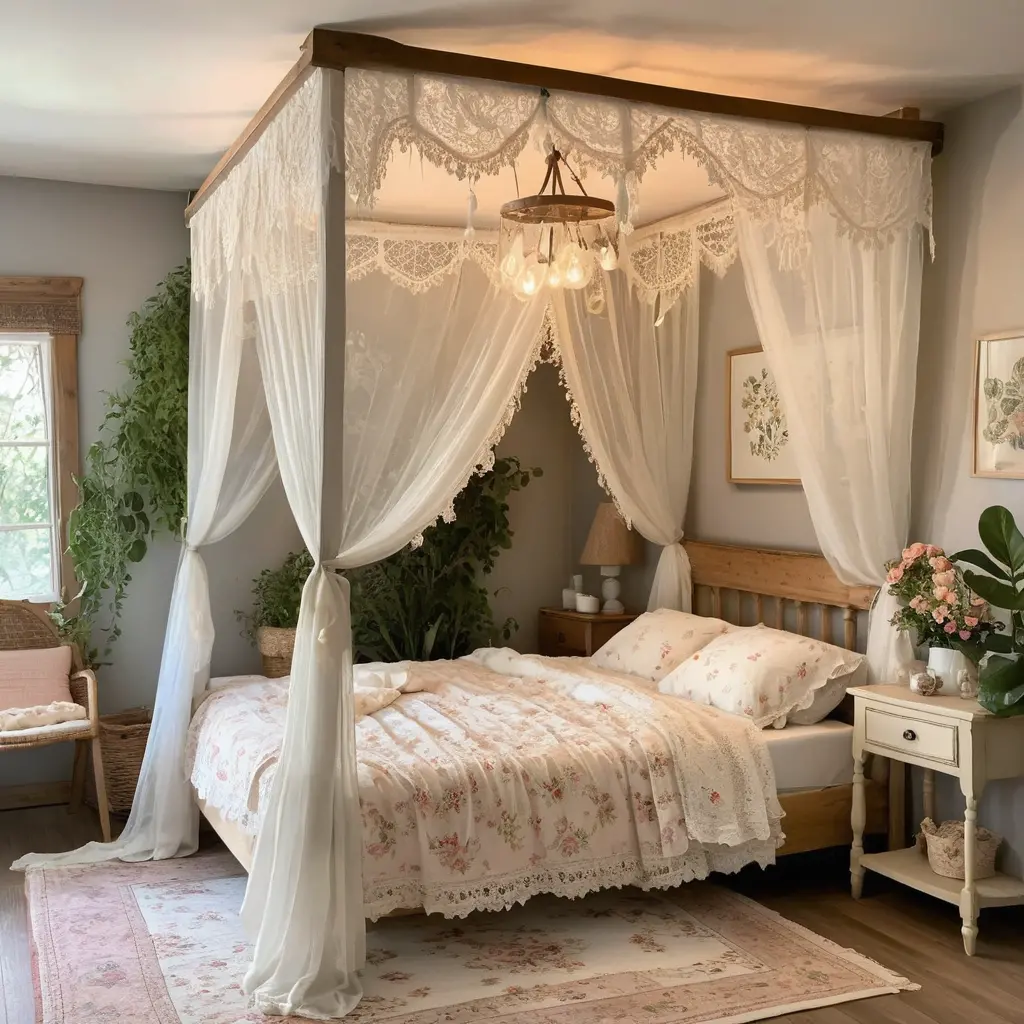 Add a Canopy Bed for Dreamy Elegance